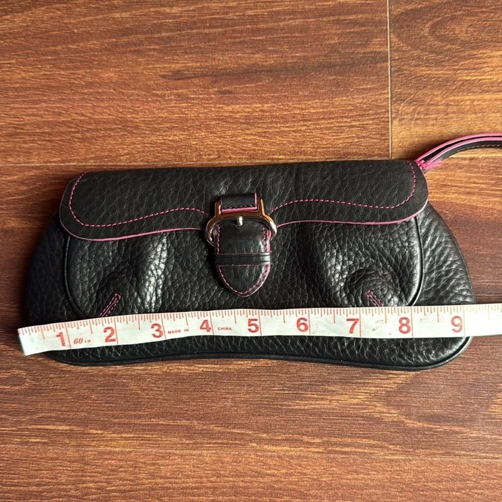 COLE HAAN Black Clutch Wristlet